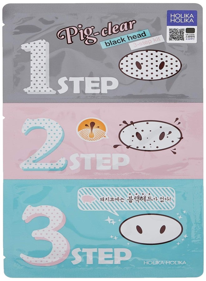 هوليكا هوليكا بيج كلير بلاك هيد كيت 3-ستيب كيت 10 شيت (HHPNCBH3SK10) - Image 2